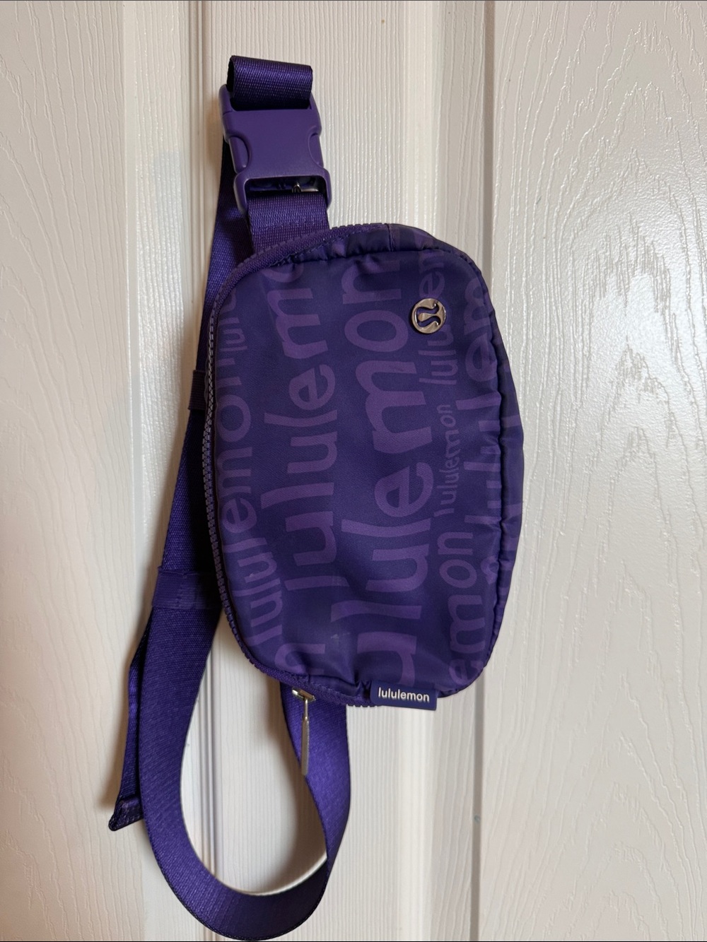lululemon athletica Purple Logo Sling Belt Bag